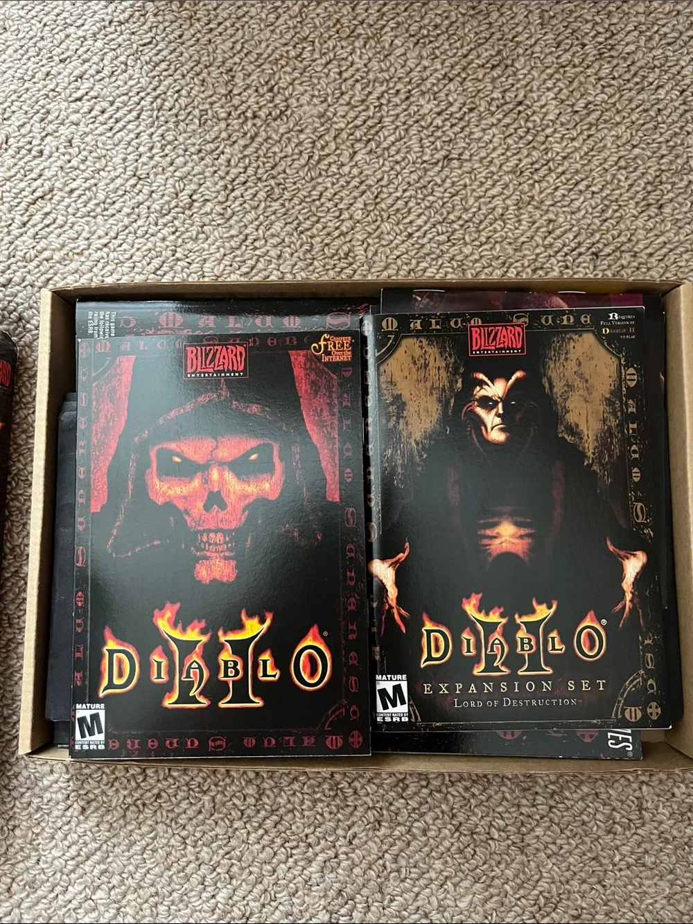 Blizzard Diablo Battle Chest PC Game Box - Black & Red